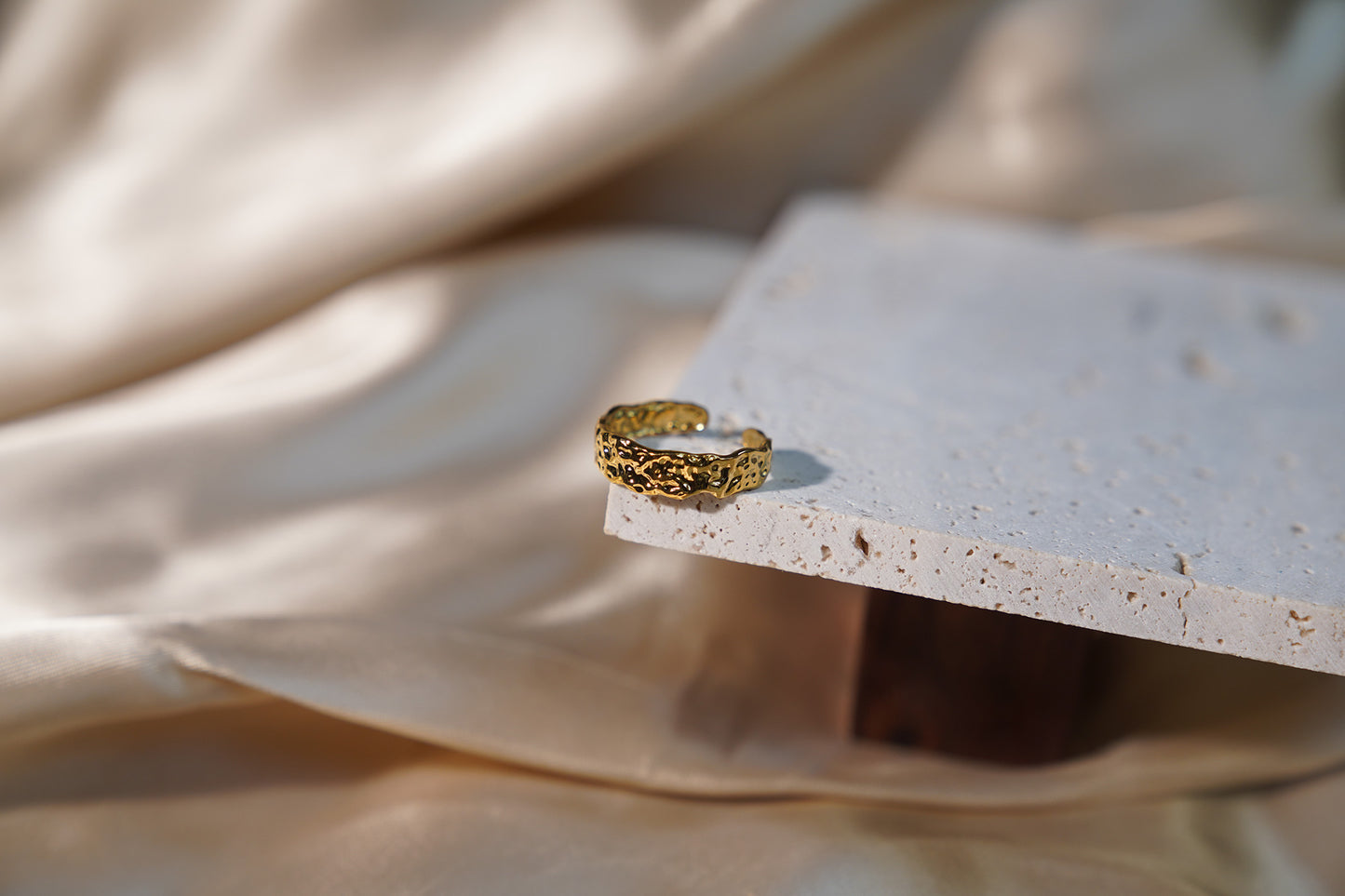 Molten Gold Ring