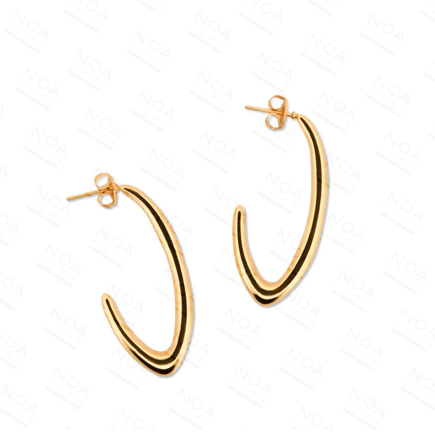 Curved Elegance Hoops