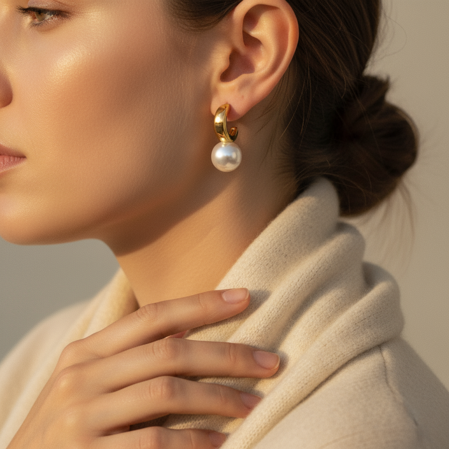 Emily Pearl Earrings