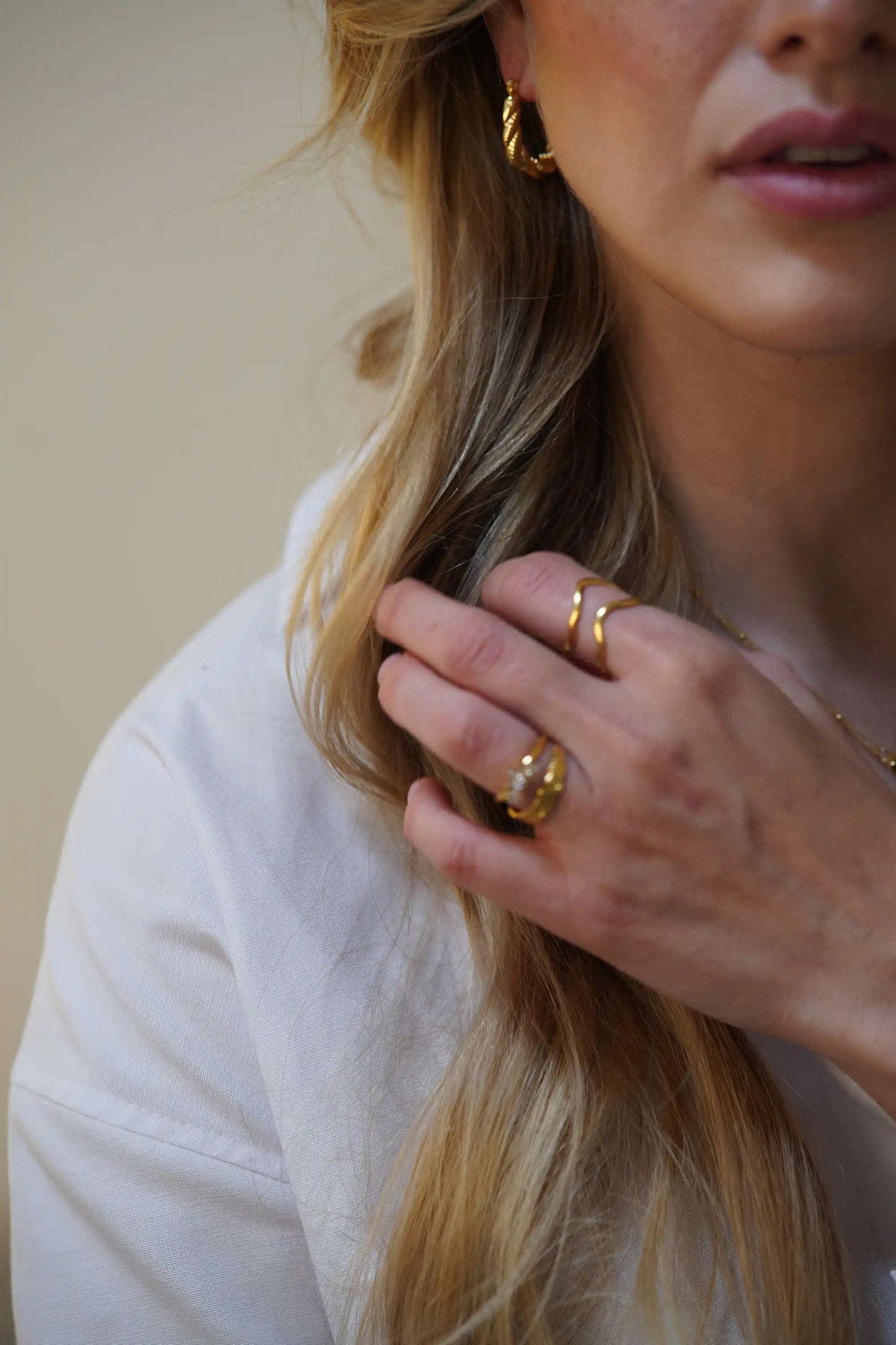 Twisted Elegance Hoops