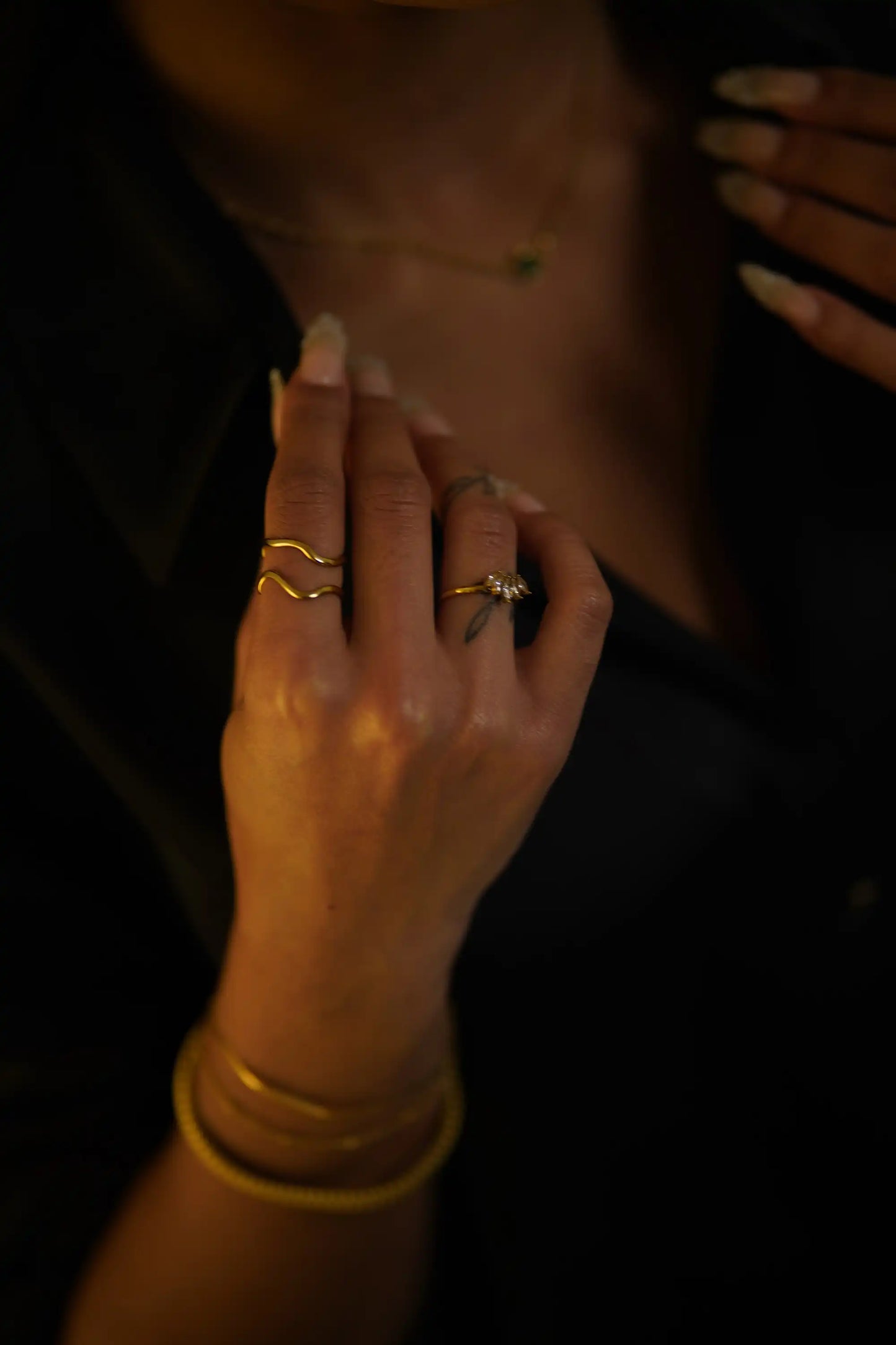 The Gold Wave Ring