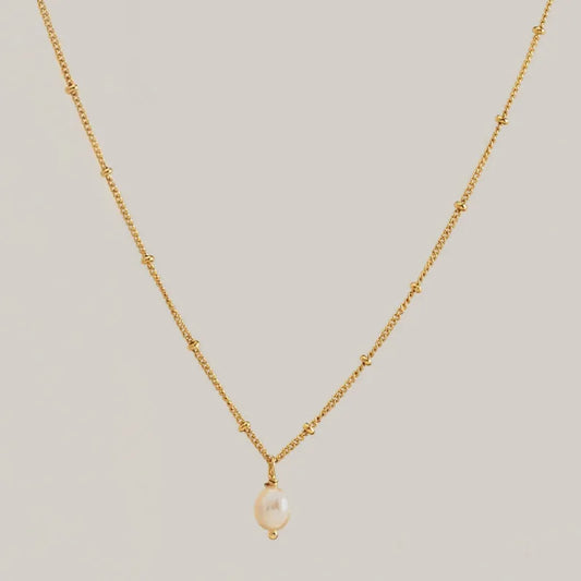 Pearl Droplet Necklace