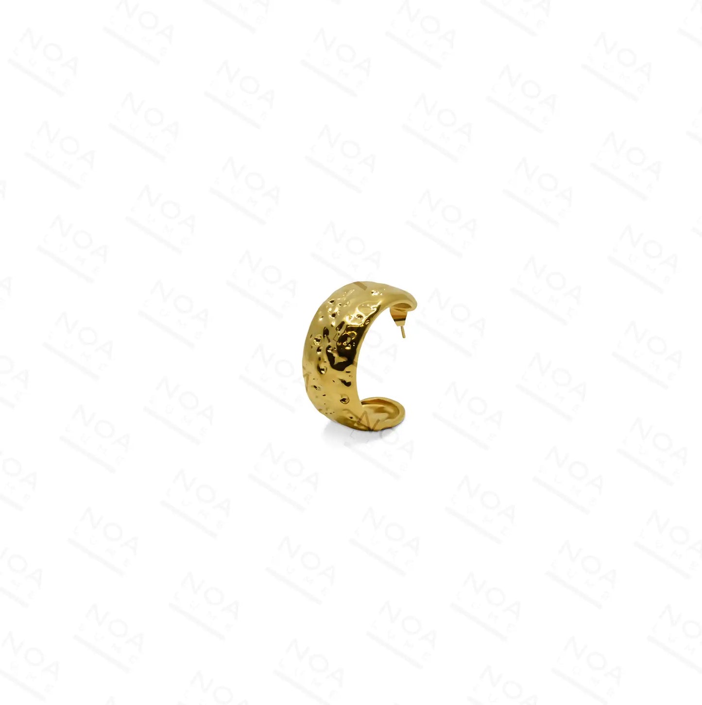 Lunar Textured Hoops