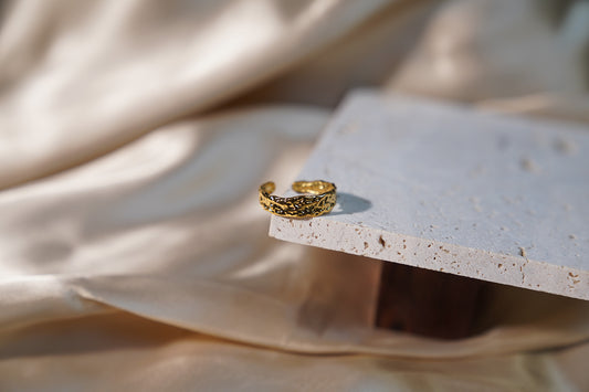 Molten Gold Ring