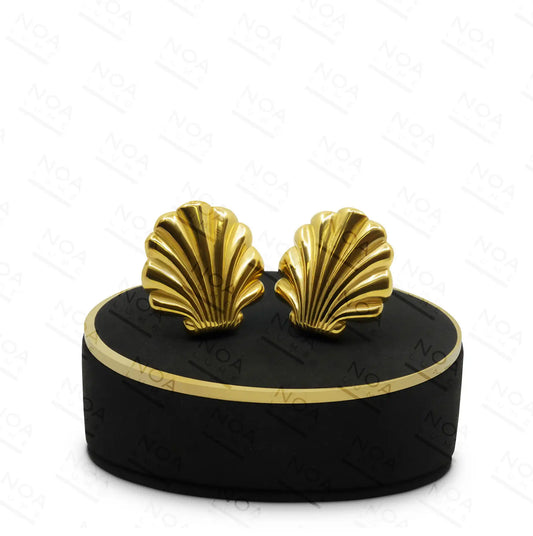 Sea Shell Golden Earring
