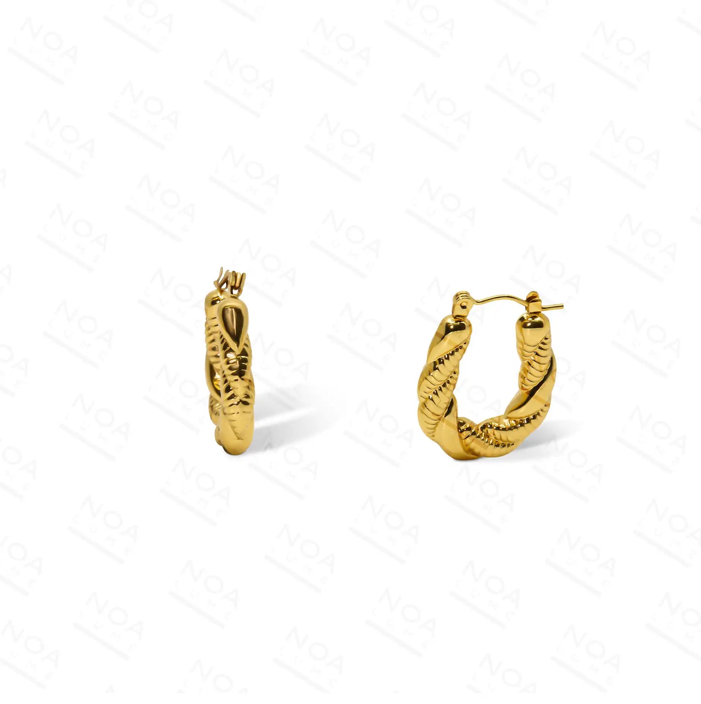 Twisted Elegance Hoops