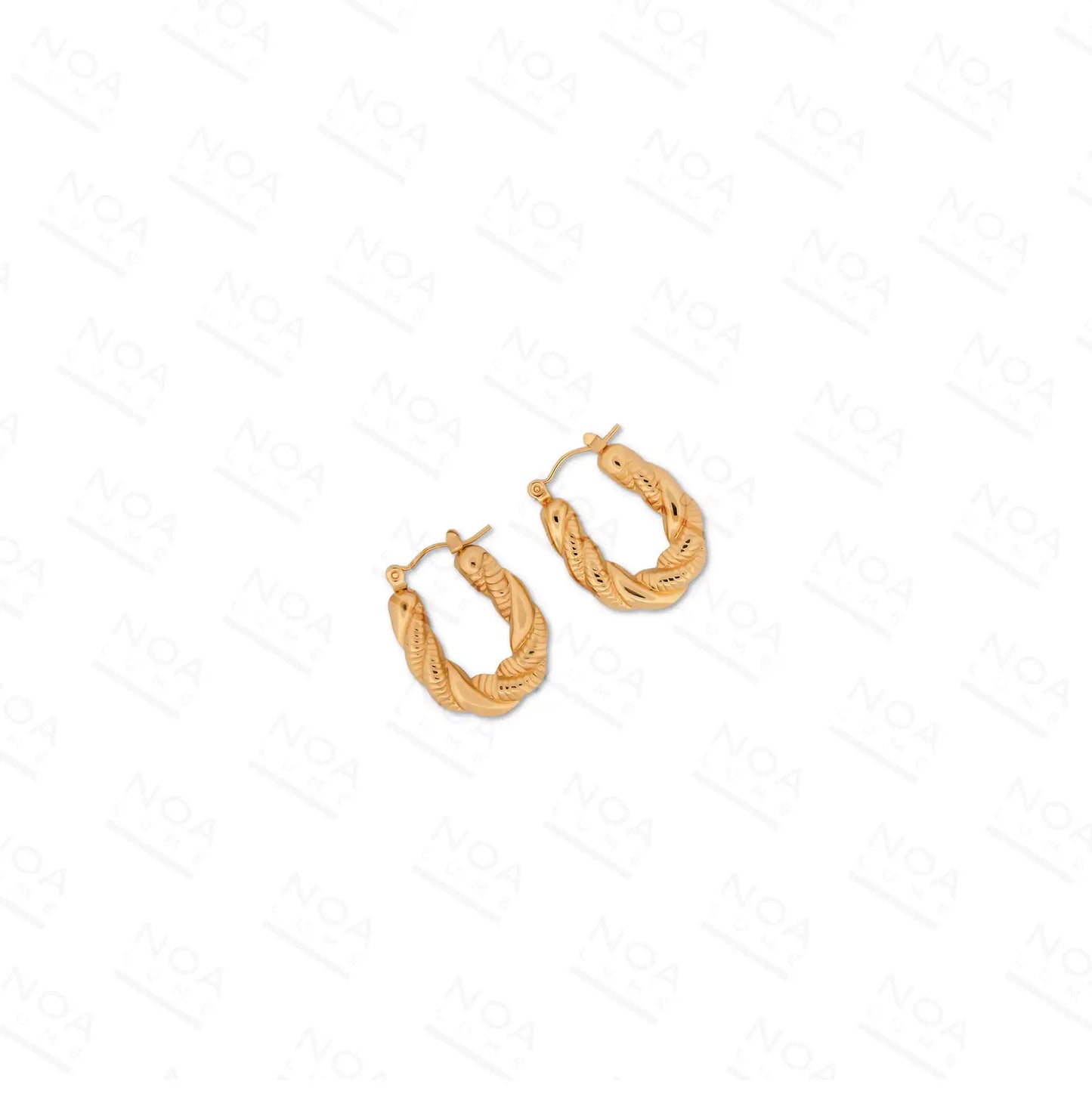 Twisted Elegance Hoops