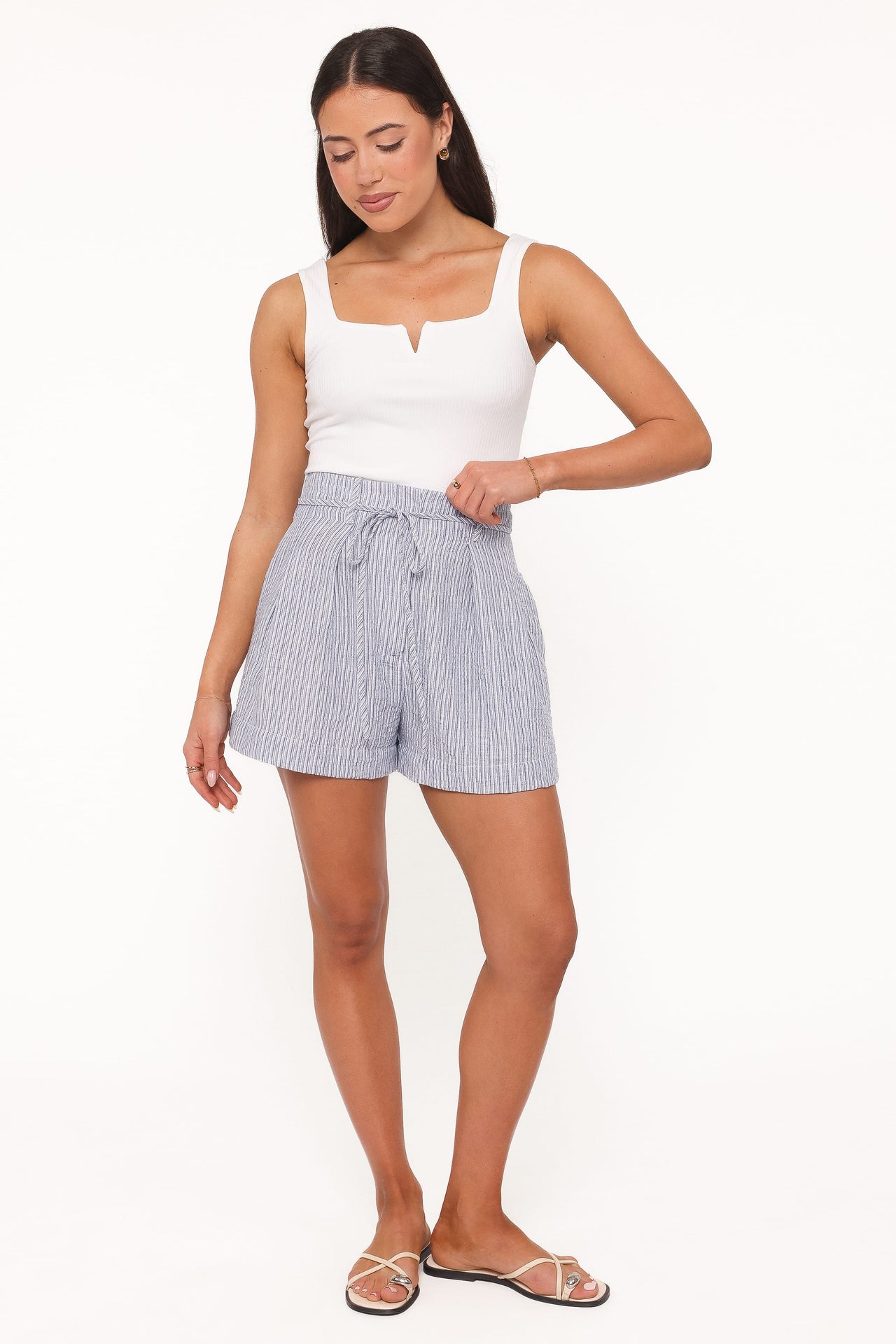 Jazzara Shorts Azul/Blanco