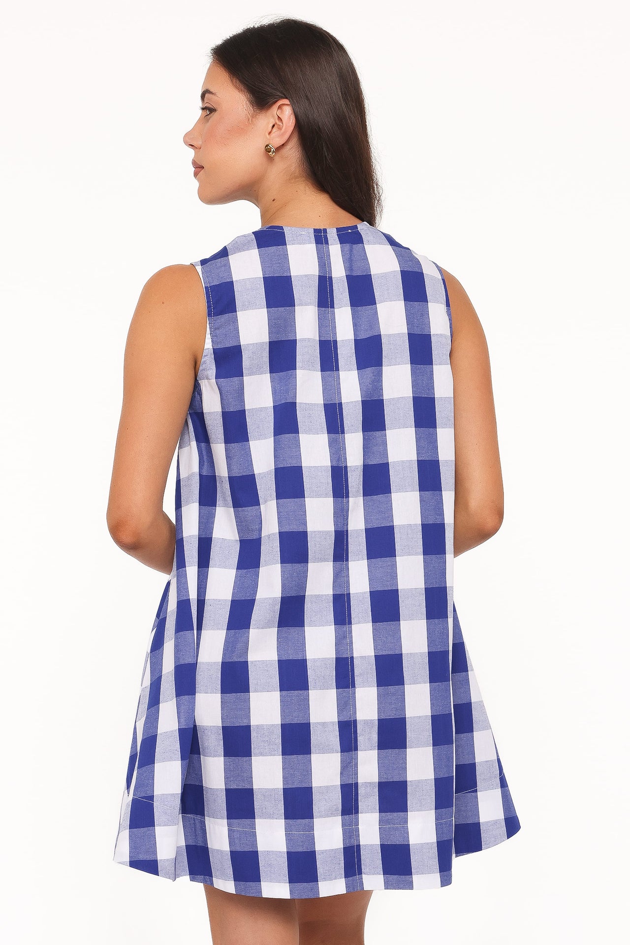 Vestido Jorah Cuadros Azules