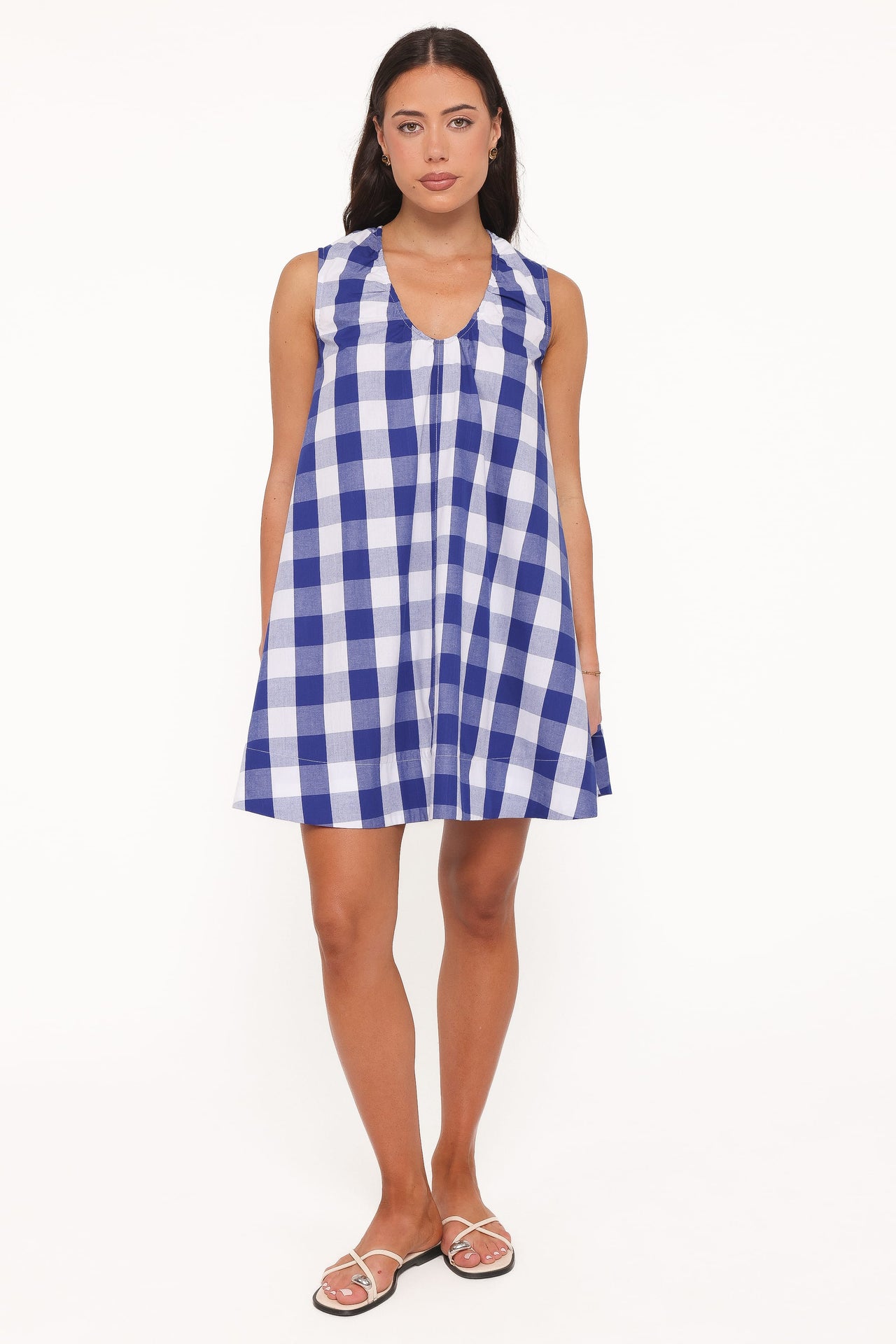 Vestido Jorah Cuadros Azules