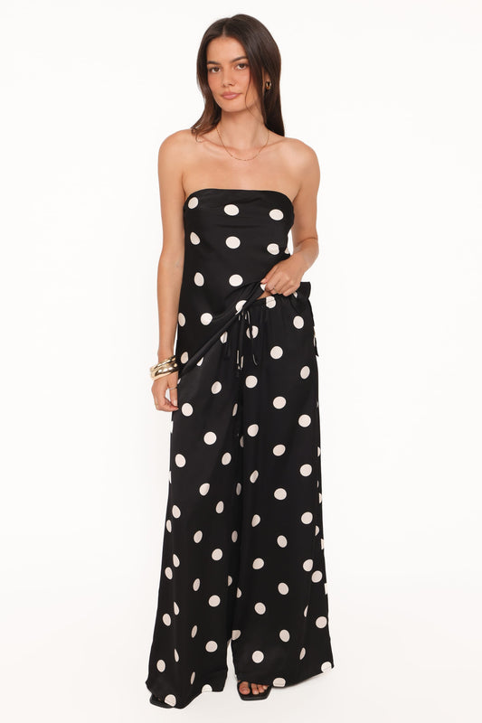 Pantalones Belinda Negro de Puntos