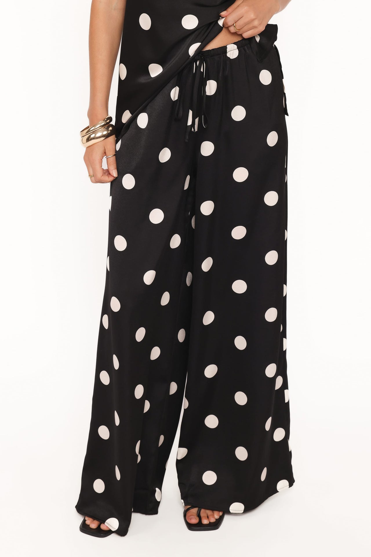 Pantalones Belinda Negro de Puntos