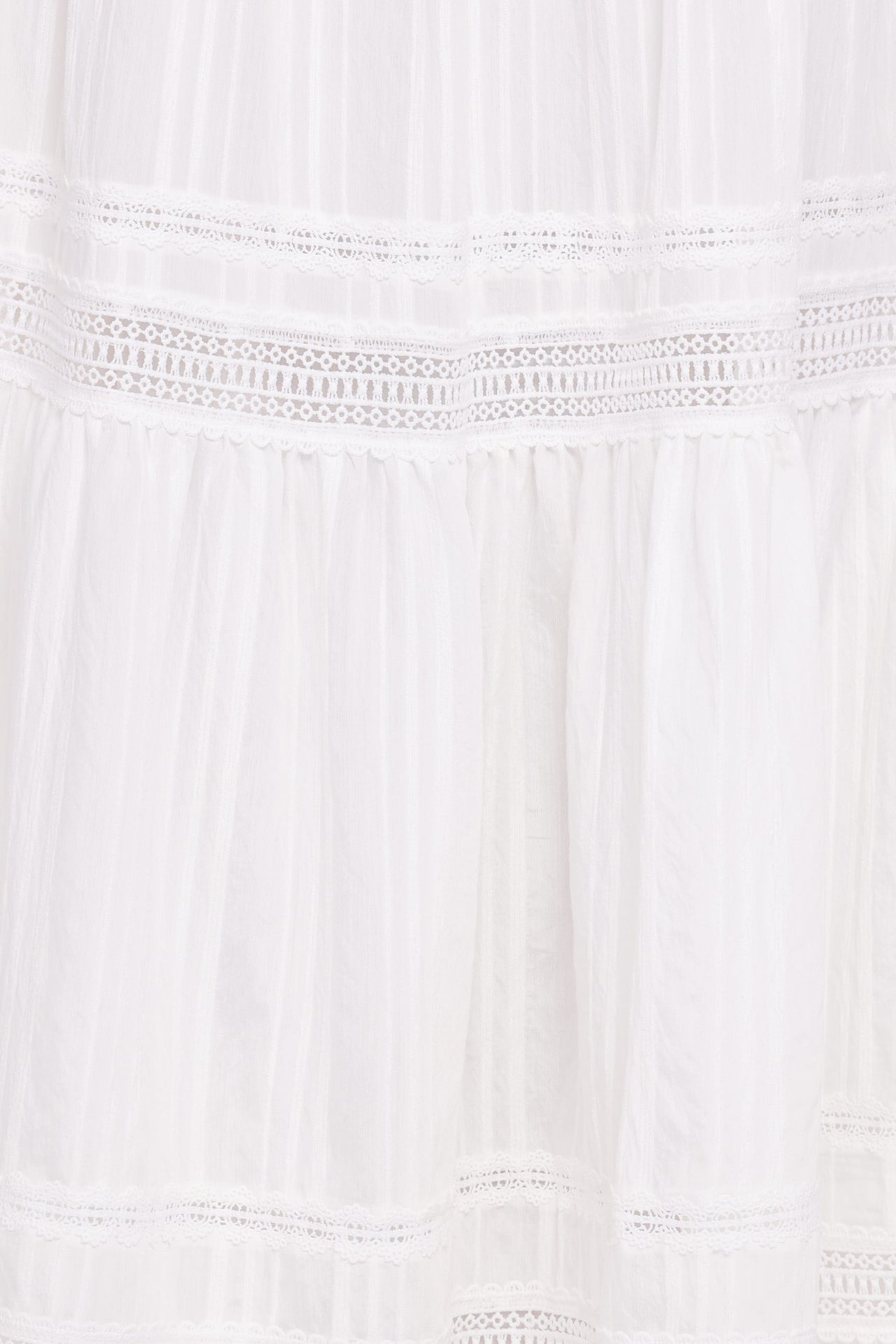 Falda Peony Maxi Blanca