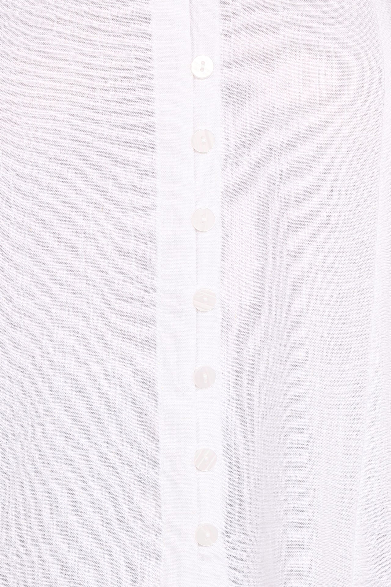Camisa Briggs de manga larga blanca